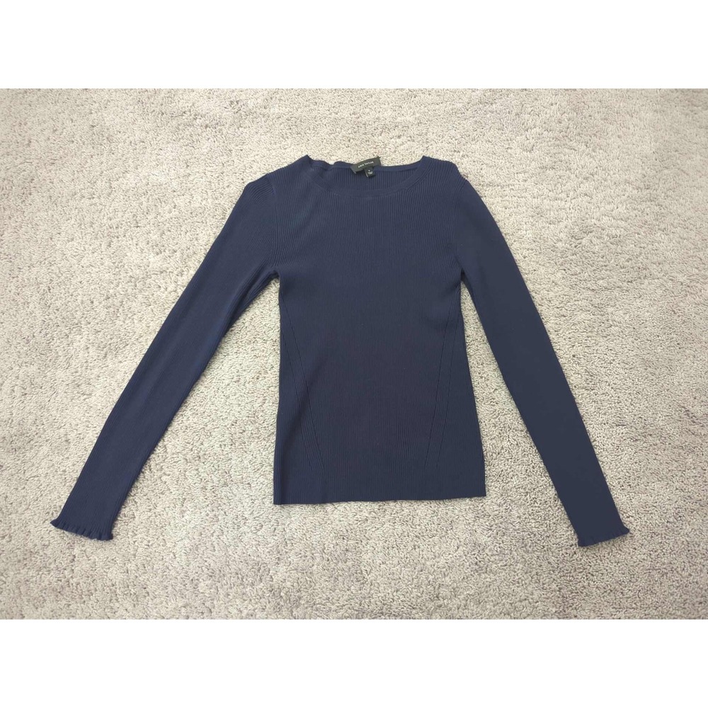 Ann Taylor Pullover Womens Medium Long Sleeve Boat neck Ribbed